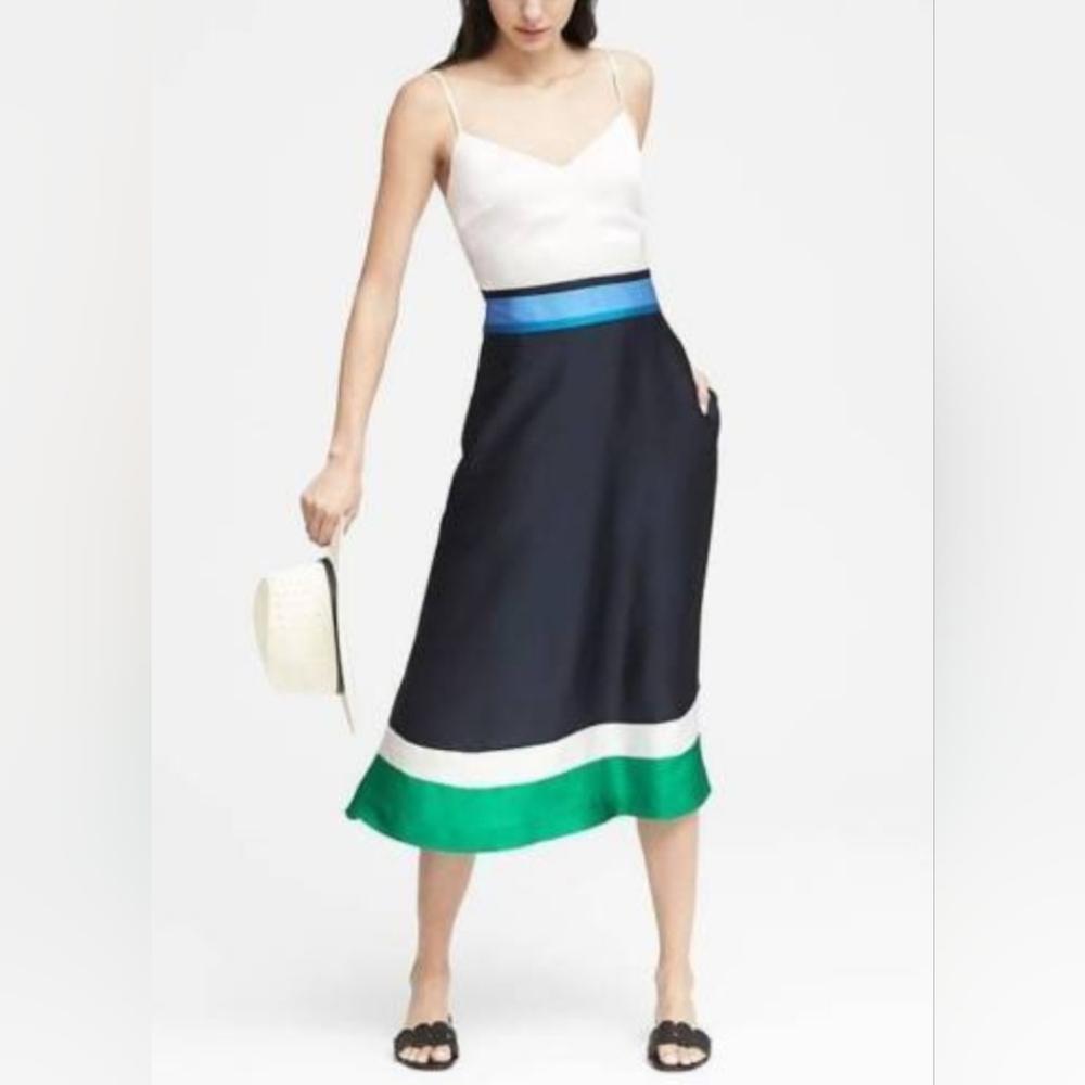 Banana Republic Colorblock Midi dress